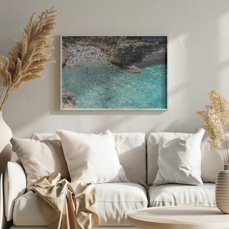 Another day at the Beach in Italy - Stretched Canvas, Poster or Fine Art Print