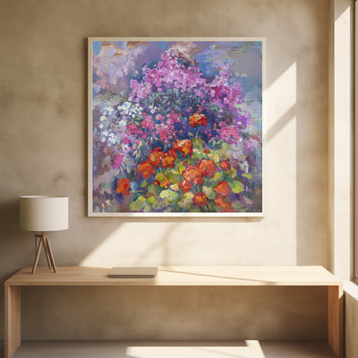 Aroma of August - Square Stretched Canvas, Poster or Fine Art Print I Heart Wall Art