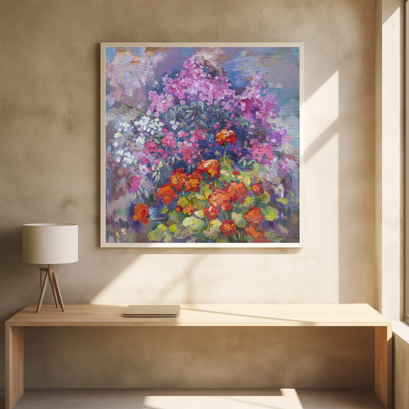 Aroma of August - Square Stretched Canvas, Poster or Fine Art Print I Heart Wall Art
