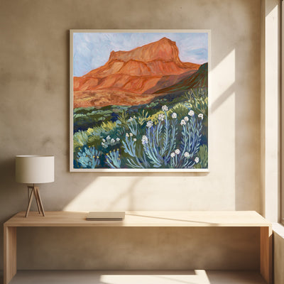Untitled Landscape Print - Square Stretched Canvas, Poster or Fine Art Print I Heart Wall Art
