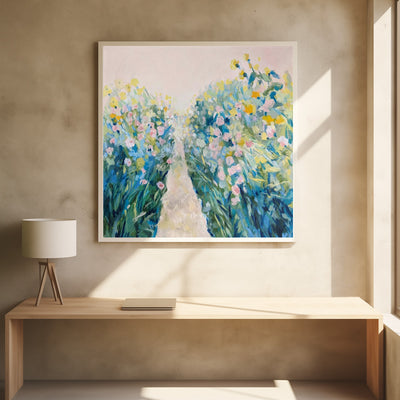 Light Summer - Square Stretched Canvas, Poster or Fine Art Print I Heart Wall Art