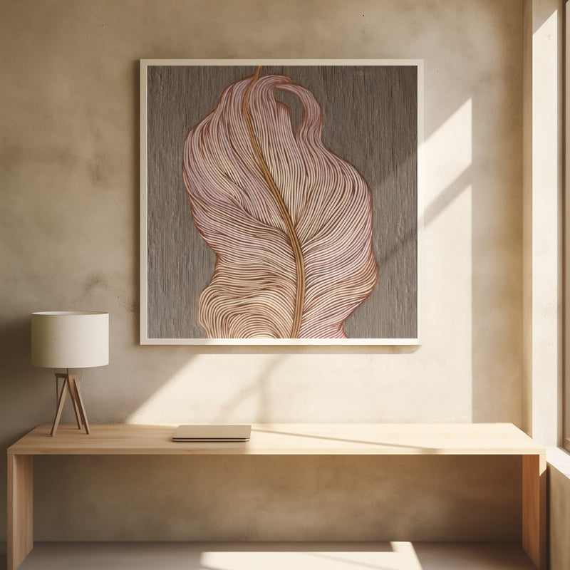 Flora I - Square Stretched Canvas, Poster or Fine Art Print I Heart Wall Art