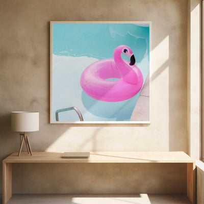 Giving You the Eye - Square Stretched Canvas, Poster or Fine Art Print I Heart Wall Art