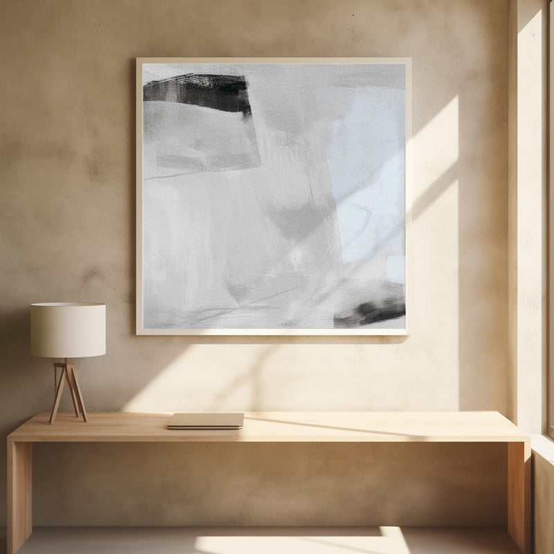 Layers III - Square Stretched Canvas, Poster or Fine Art Print I Heart Wall Art