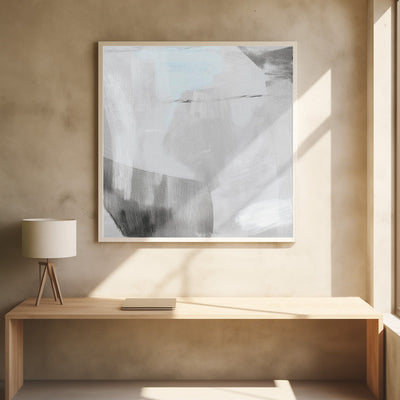 Layers IV - Square Stretched Canvas, Poster or Fine Art Print I Heart Wall Art