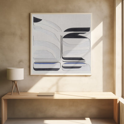 Balance I - Square Stretched Canvas, Poster or Fine Art Print I Heart Wall Art