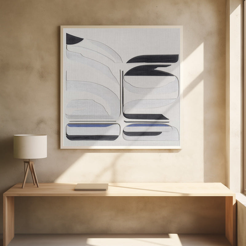 Balance I - Square Stretched Canvas, Poster or Fine Art Print I Heart Wall Art