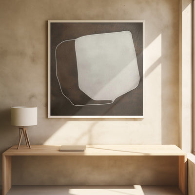 Line and shape II - Square Stretched Canvas, Poster or Fine Art Print I Heart Wall Art