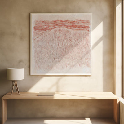 Whispering Textures - Square Stretched Canvas, Poster or Fine Art Print I Heart Wall Art