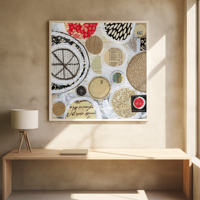 Hodge Podge - Square Stretched Canvas, Poster or Fine Art Print I Heart Wall Art