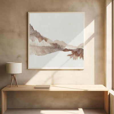 Peaceful nature I - Square Stretched Canvas, Poster or Fine Art Print I Heart Wall Art