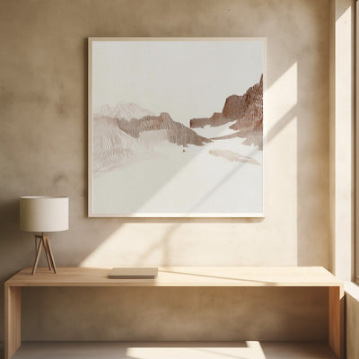 Peaceful nature II - Square Stretched Canvas, Poster or Fine Art Print I Heart Wall Art