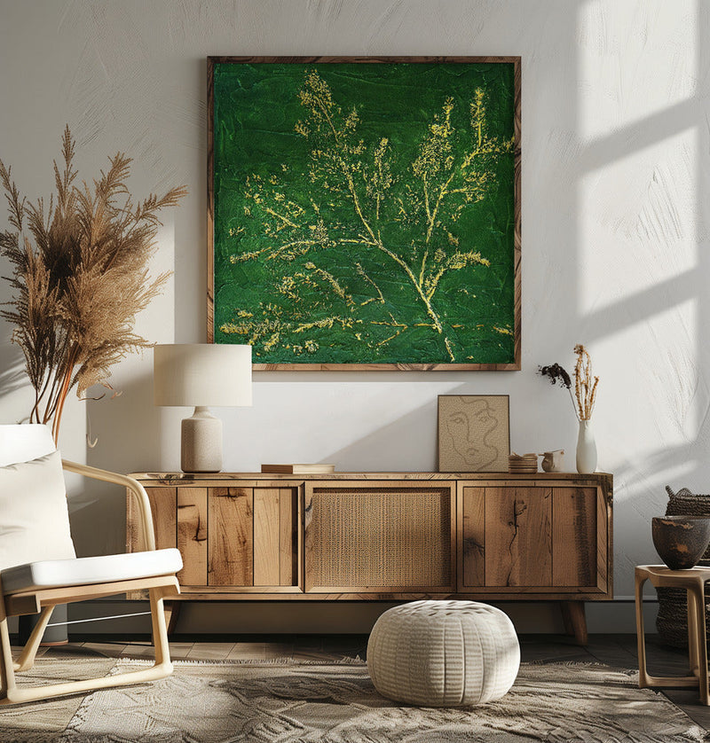 Deep In the Forest - Square Stretched Canvas, Poster or Fine Art Print I Heart Wall Art