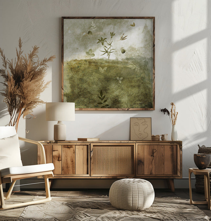 Olive - Square Stretched Canvas, Poster or Fine Art Print I Heart Wall Art