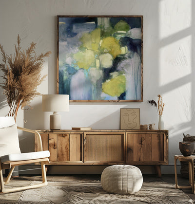 Forest  Bathing - Square Stretched Canvas, Poster or Fine Art Print I Heart Wall Art