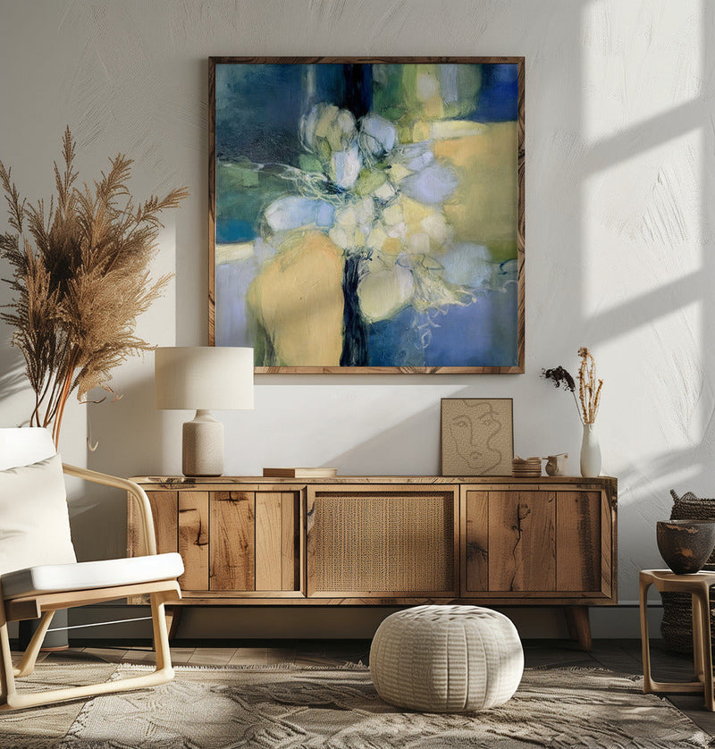 SnapDragon - Square Stretched Canvas, Poster or Fine Art Print I Heart Wall Art