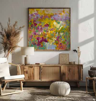 Df002sundance I - Square Stretched Canvas, Poster or Fine Art Print I Heart Wall Art