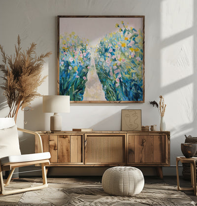 Light Summer - Square Stretched Canvas, Poster or Fine Art Print I Heart Wall Art