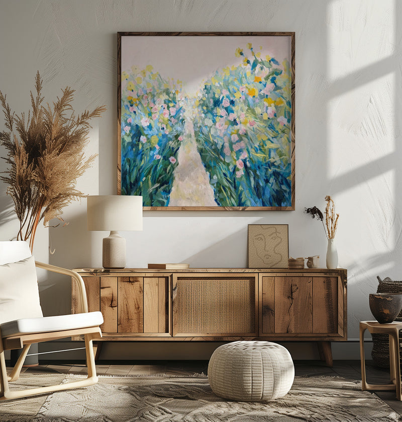 Light Summer - Square Stretched Canvas, Poster or Fine Art Print I Heart Wall Art