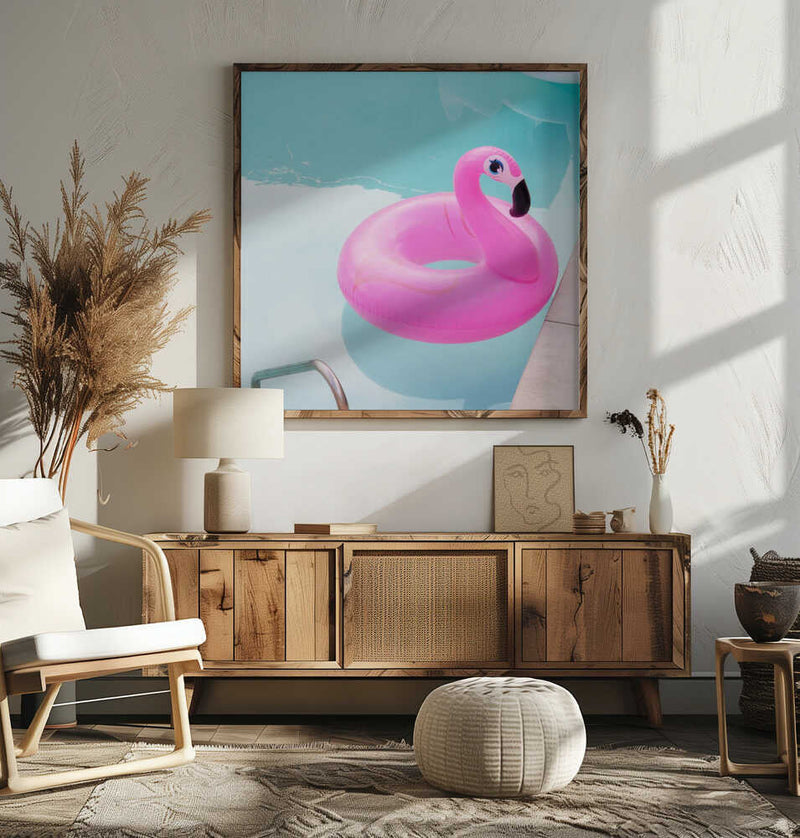 Giving You the Eye - Square Stretched Canvas, Poster or Fine Art Print I Heart Wall Art