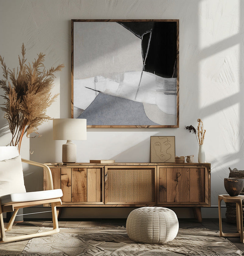 Wonder I - Square Stretched Canvas, Poster or Fine Art Print I Heart Wall Art