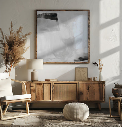 Layers III - Square Stretched Canvas, Poster or Fine Art Print I Heart Wall Art