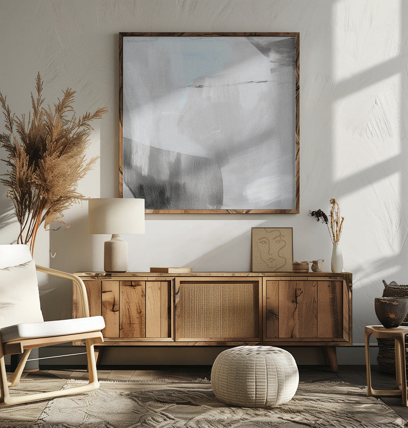 Layers IV - Square Stretched Canvas, Poster or Fine Art Print I Heart Wall Art