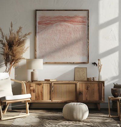 Whispering Textures - Square Stretched Canvas, Poster or Fine Art Print I Heart Wall Art