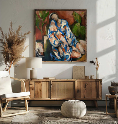 Alice - Square Stretched Canvas, Poster or Fine Art Print