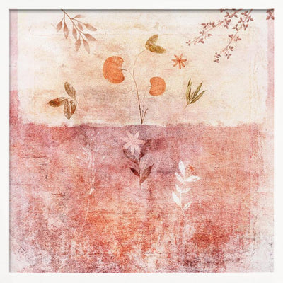 Pink - Square Stretched Canvas, Poster or Fine Art Print I Heart Wall Art