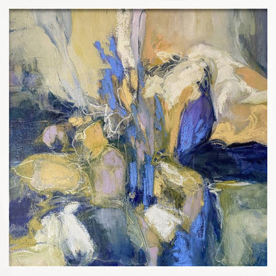 Irises - Square Stretched Canvas, Poster or Fine Art Print I Heart Wall Art