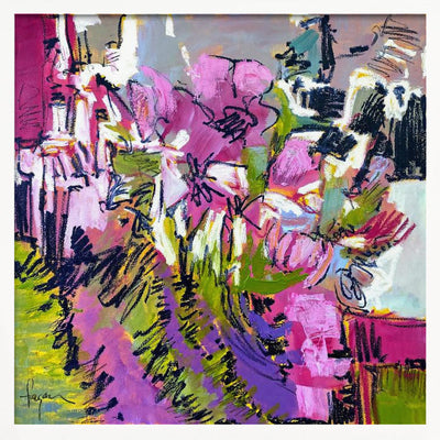 Df675a and To Everything There Is a Season Bloom I - Square Stretched Canvas, Poster or Fine Art Print I Heart Wall Art