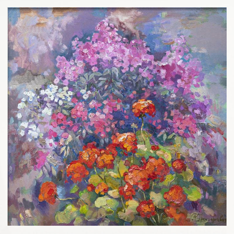 Aroma of August - Square Stretched Canvas, Poster or Fine Art Print I Heart Wall Art