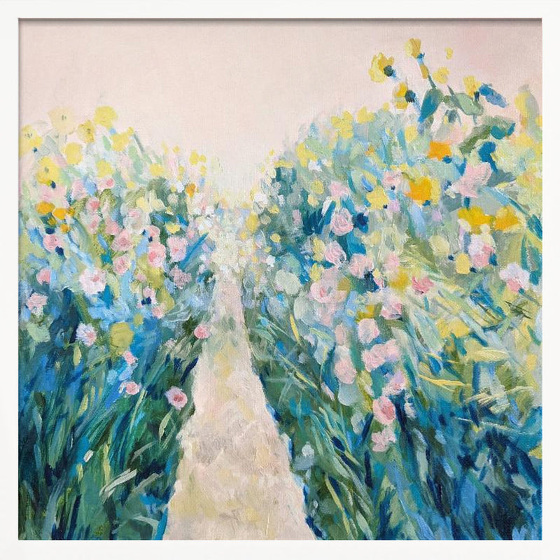 Light Summer - Square Stretched Canvas, Poster or Fine Art Print I Heart Wall Art