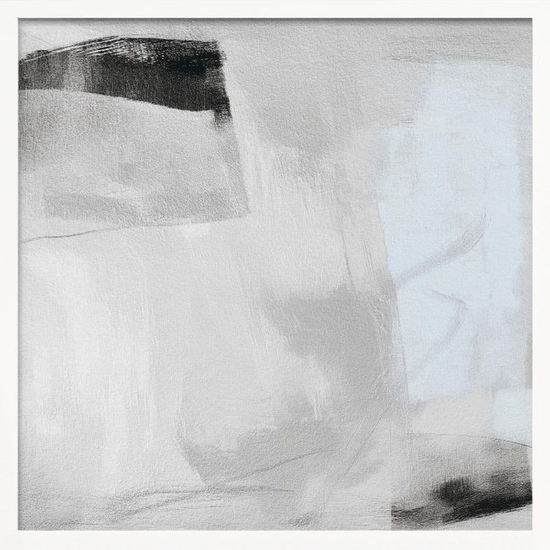 Layers III - Square Stretched Canvas, Poster or Fine Art Print I Heart Wall Art