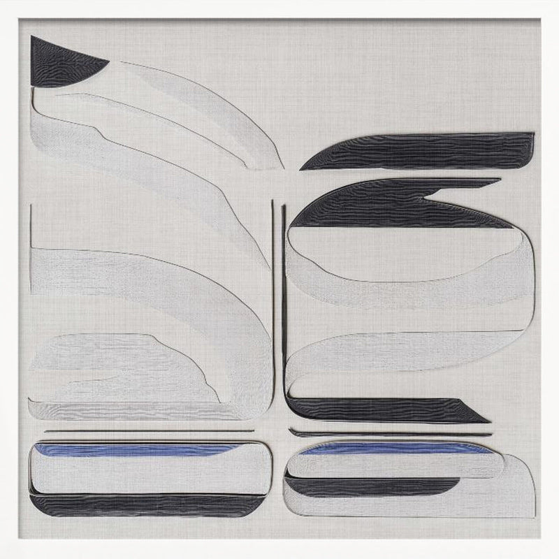 Balance I - Square Stretched Canvas, Poster or Fine Art Print I Heart Wall Art