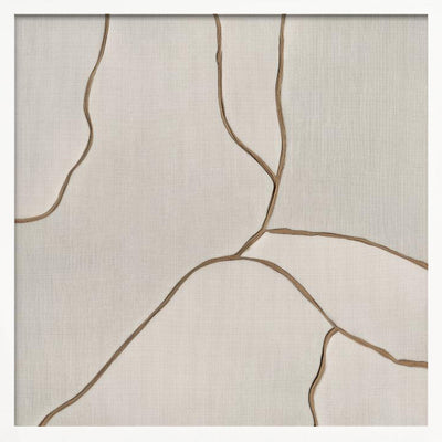 Trace I - Square Stretched Canvas, Poster or Fine Art Print I Heart Wall Art