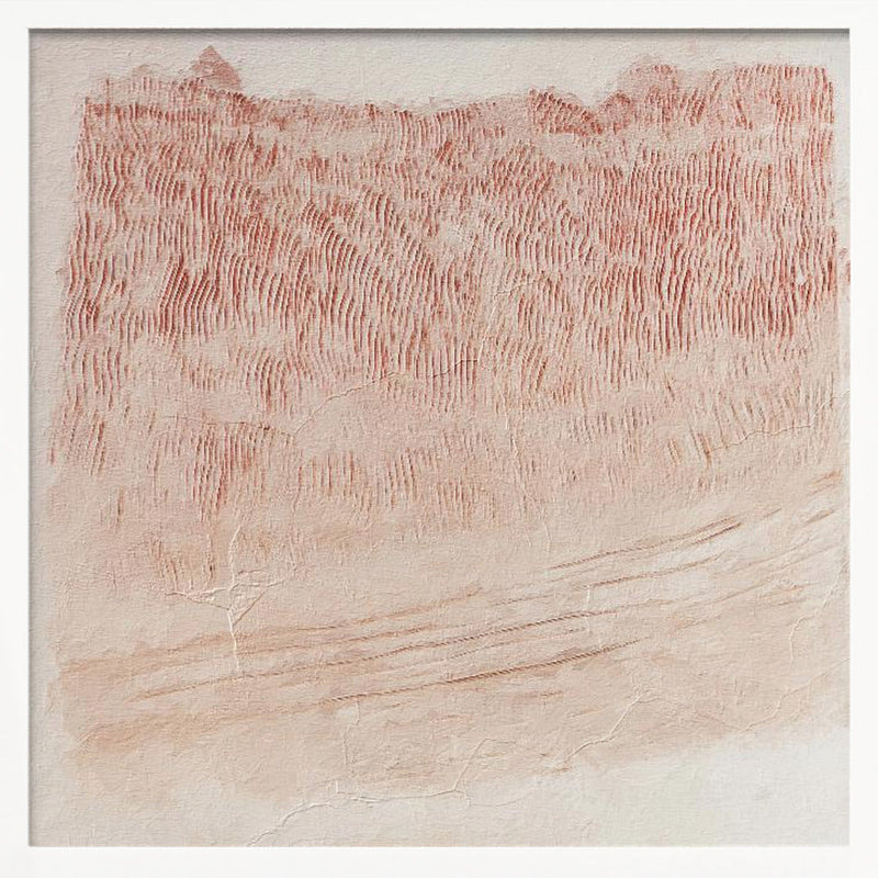 Textured Whispers - Square Stretched Canvas, Poster or Fine Art Print I Heart Wall Art