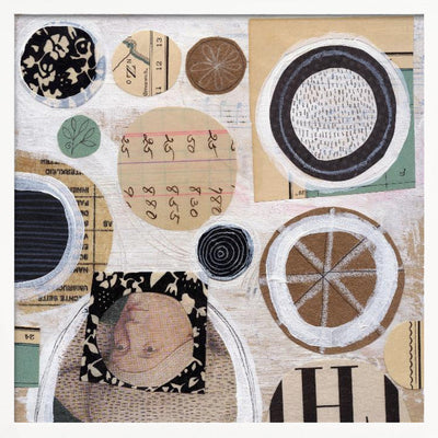 Whimsical Circles - Square Stretched Canvas, Poster or Fine Art Print I Heart Wall Art