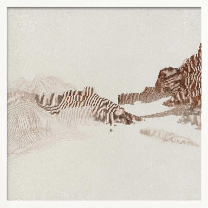 Peaceful nature II - Square Stretched Canvas, Poster or Fine Art Print I Heart Wall Art