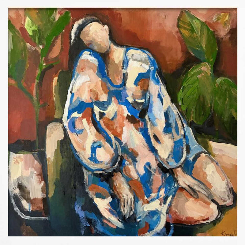 Alice - Square Stretched Canvas, Poster or Fine Art Print