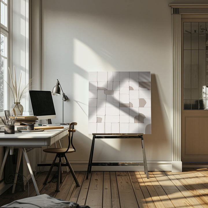 Pieces V - Square Stretched Canvas, Poster or Fine Art Print I Heart Wall Art