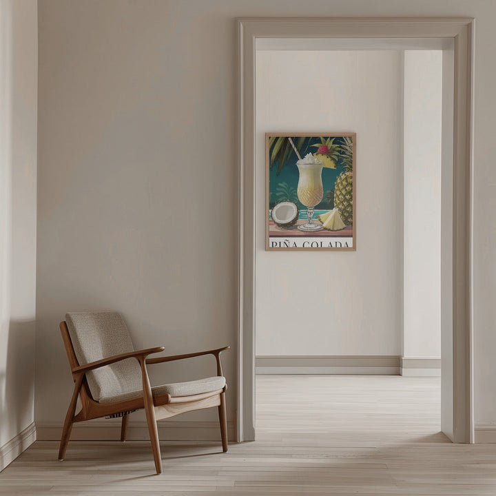 Pina Colada - Stretched Canvas, Poster or Fine Art Print I Heart Wall Art