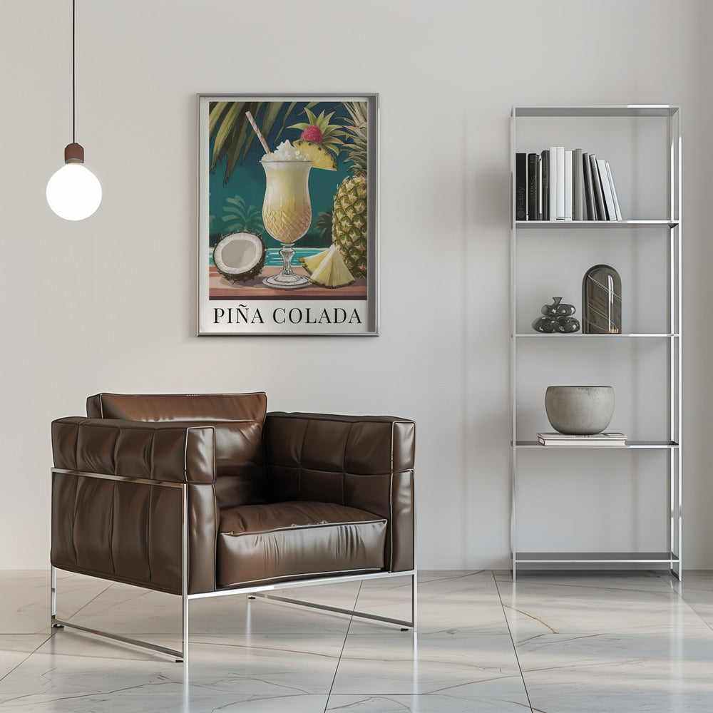 Pina Colada - Stretched Canvas, Poster or Fine Art Print I Heart Wall Art