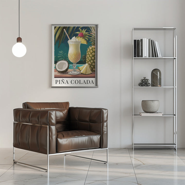 Pina Colada - Stretched Canvas, Poster or Fine Art Print I Heart Wall Art