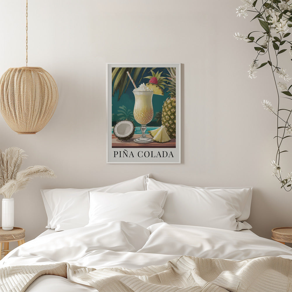 Pina Colada - Stretched Canvas, Poster or Fine Art Print I Heart Wall Art
