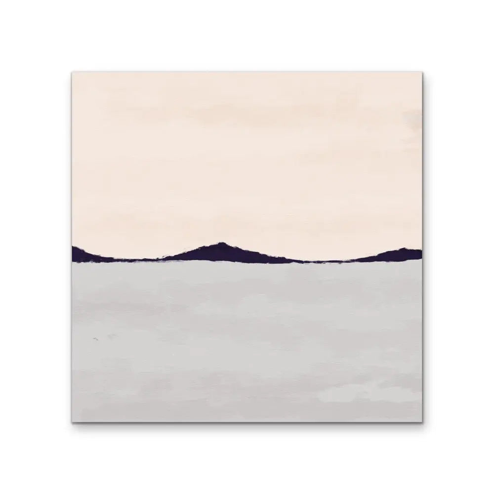 Pink and Grey Mountain Landscape II  - Artwork By Paint It Black Studio - Stretched Canvas Canvas Print or Framed Art Print I Heart Wall Art Australia 
