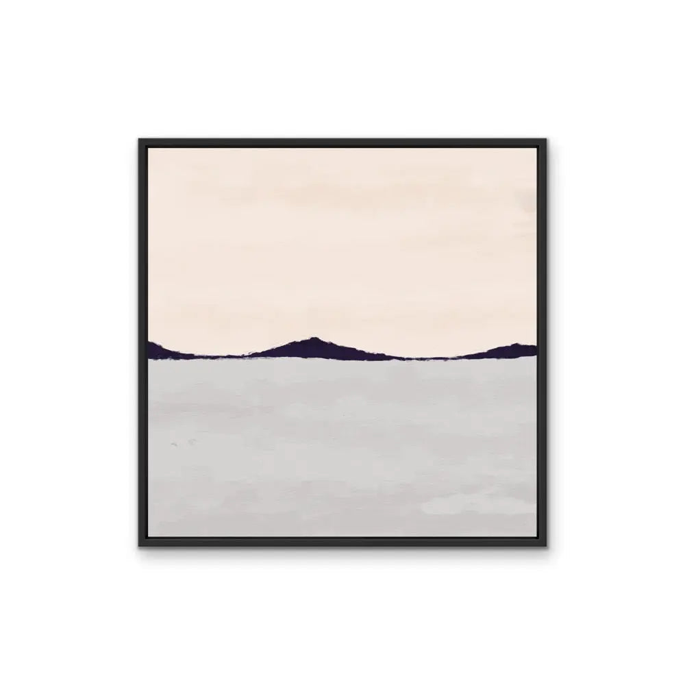 Pink and Grey Mountain Landscape II  - Artwork By Paint It Black Studio - Stretched Canvas Canvas Print or Framed Art Print I Heart Wall Art Australia 