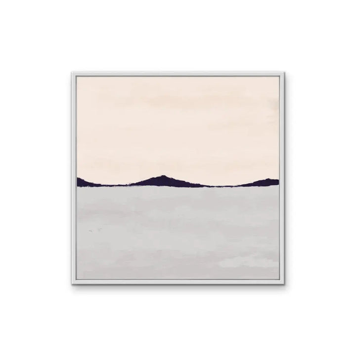 Pink and Grey Mountain Landscape II  - Artwork By Paint It Black Studio - Stretched Canvas Canvas Print or Framed Art Print I Heart Wall Art Australia 