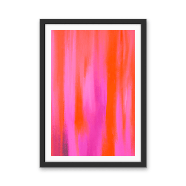 Pink Aura - Abstract Colour Stretched Canvas or Wall Art Print - I Heart Wall Art - Poster Print, Canvas Print or Framed Art Print